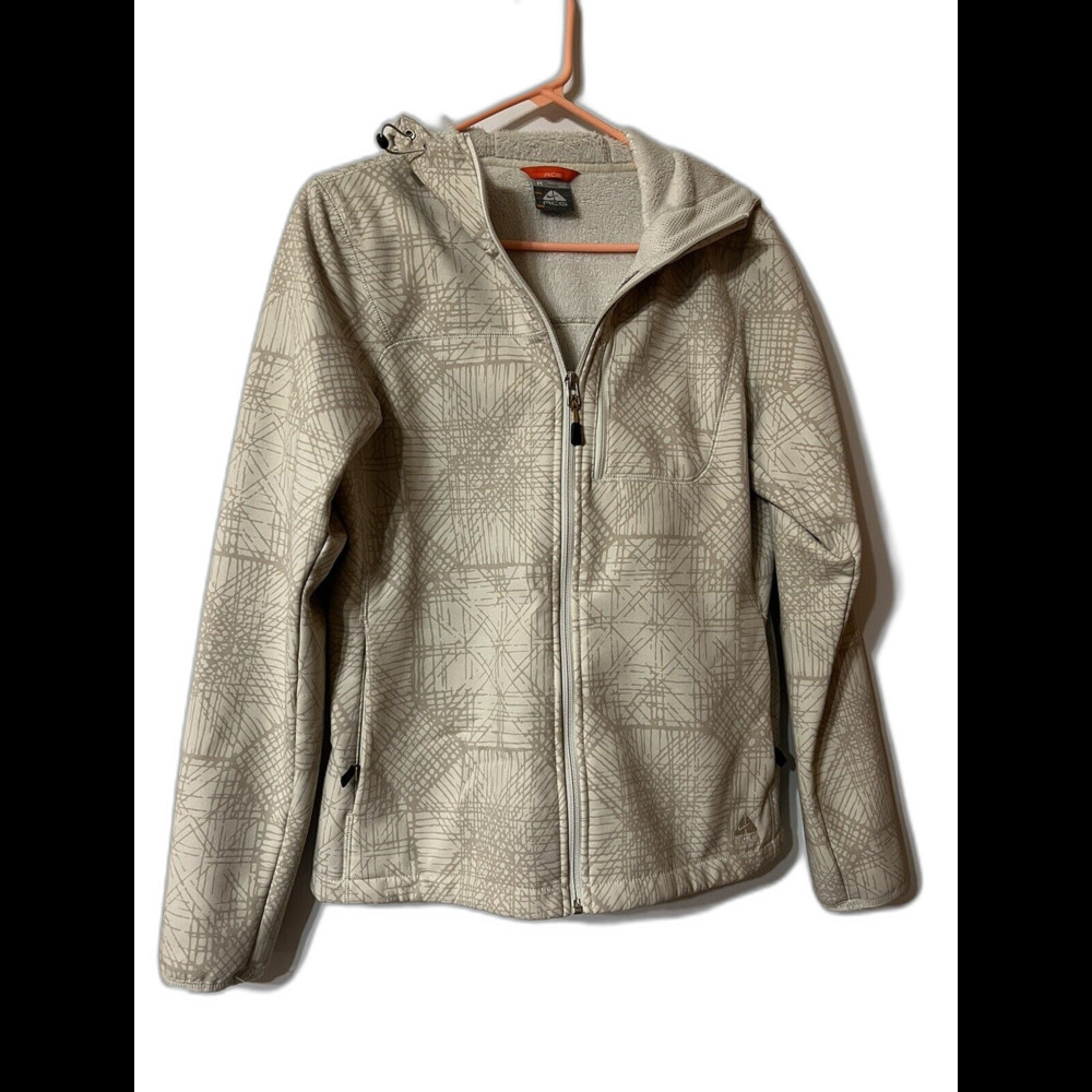 Nike ACG Hooded Sweatshirt Full Zip Fleece Lined Shell Jacket Size Medium